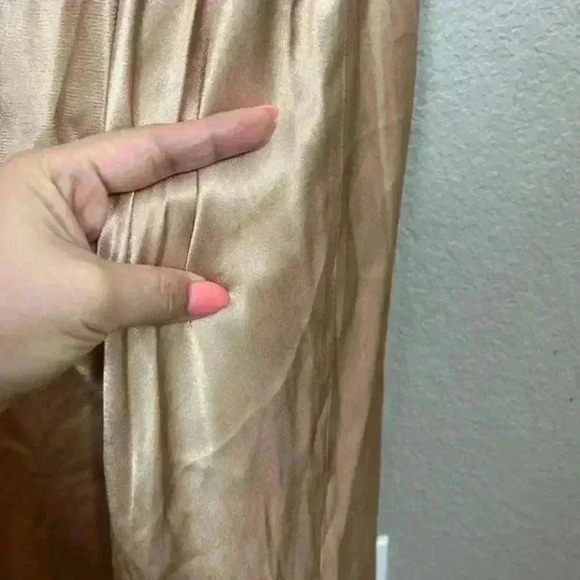 Shona Joy La Lune Cross Draped Maxi Dress Womens 10 Desert Rose Pink Satin - Picture 9 of 16